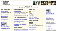 Desktop Screenshot of prematurity.org